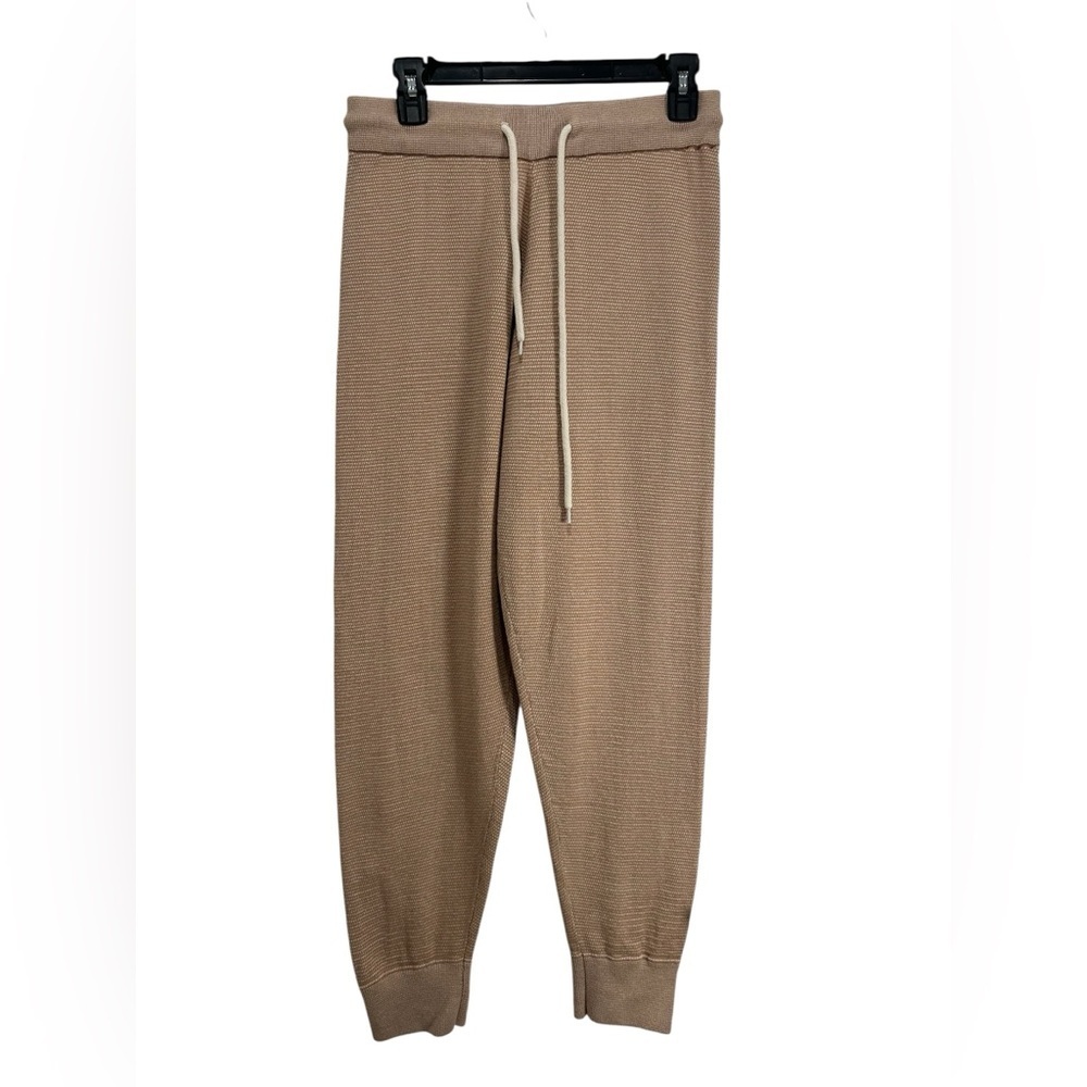 Varley Alice Cotton Knit Drawstring Jogger Pants size S
